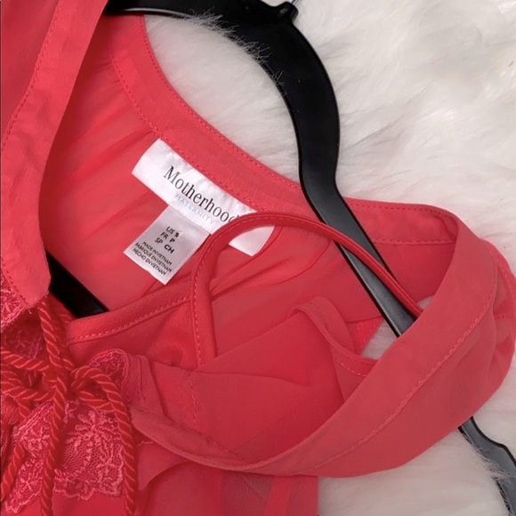 Motherhood Maternity chiffon dress - Picture 4 of 5